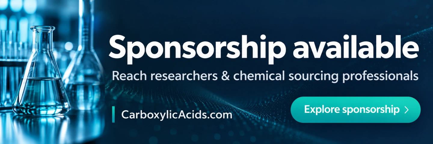 Sponsorship available — reach researchers and chemical sourcing professionals